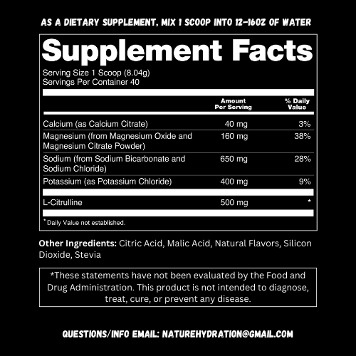 Electrolyte Tub